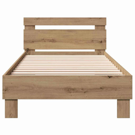 Sengestel Artisan Egetræ 203 x 95 x 70 cm Konstrueret træ
