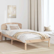 Sengestel Naturfarvet 90 x 190 cm Massiv fyrretræ