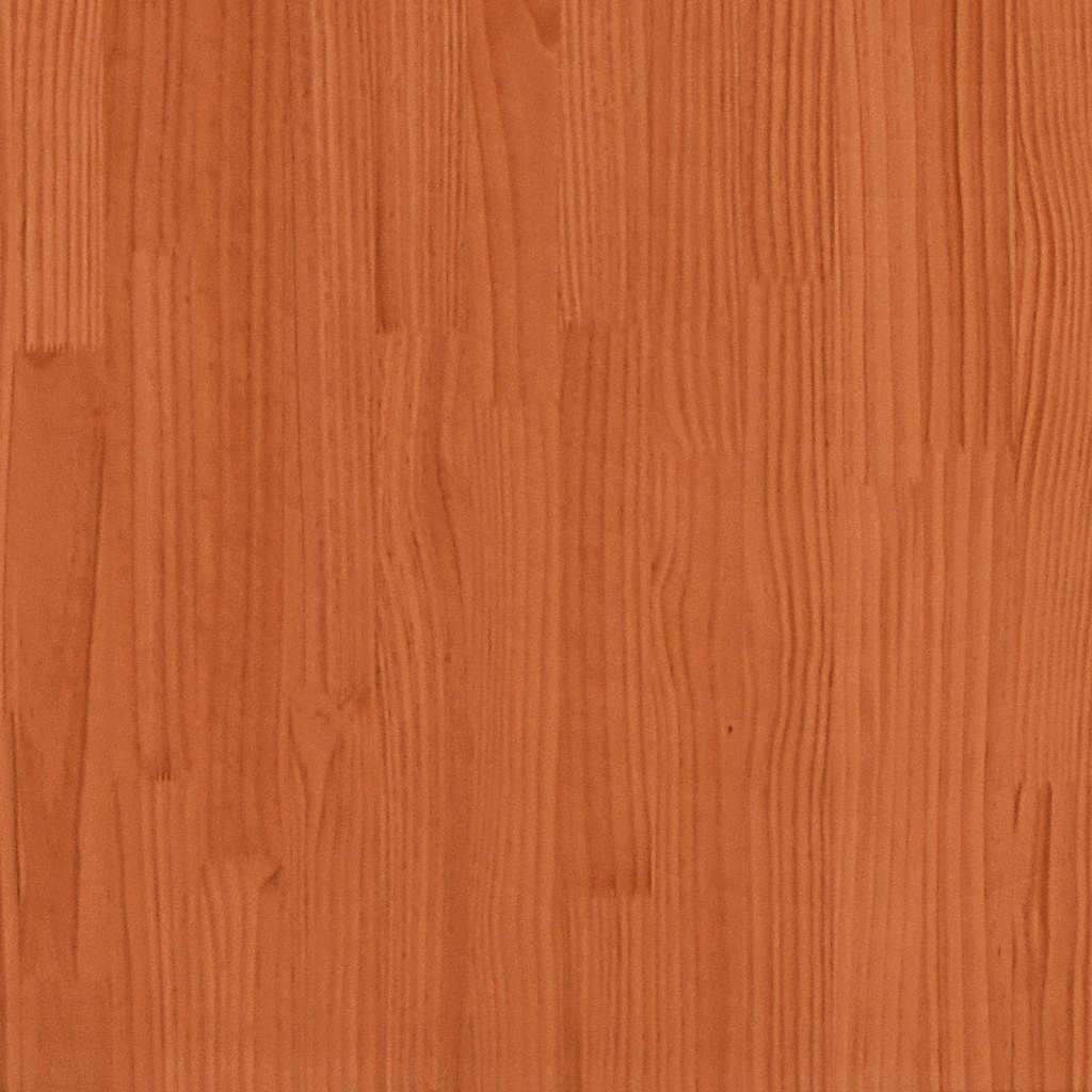 Sengestel Brun 180 x 200 cm Massivt fyrretræ