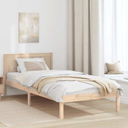Sengestel Brun 90 x 190 cm Massivt fyrretræ