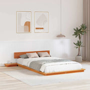 Sengestel Brun 140 x 190 cm træ