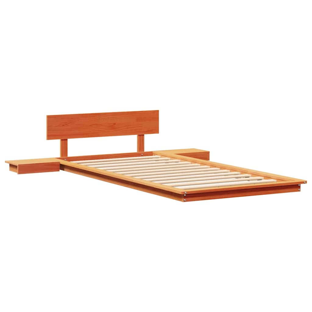 Sengestel Brun 80 x 200 cm træ