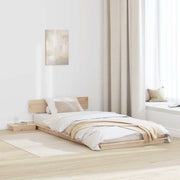 Sengestel Brun 75 x 190 cm træ