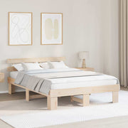 Sengestel Naturfarvet 140 x 200 cm Massiv fyrretræ