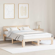 Sengestel Naturfarvet 150 x 200 cm Massiv fyrretræ