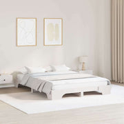 Sengestel Hvid 160 x 200 cm Massiv fyrretræ