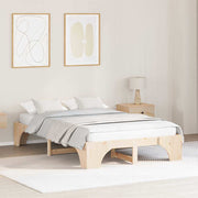 Sengestel Massiv fyrretræ 120 x 190 cm Massivt fyrretræ