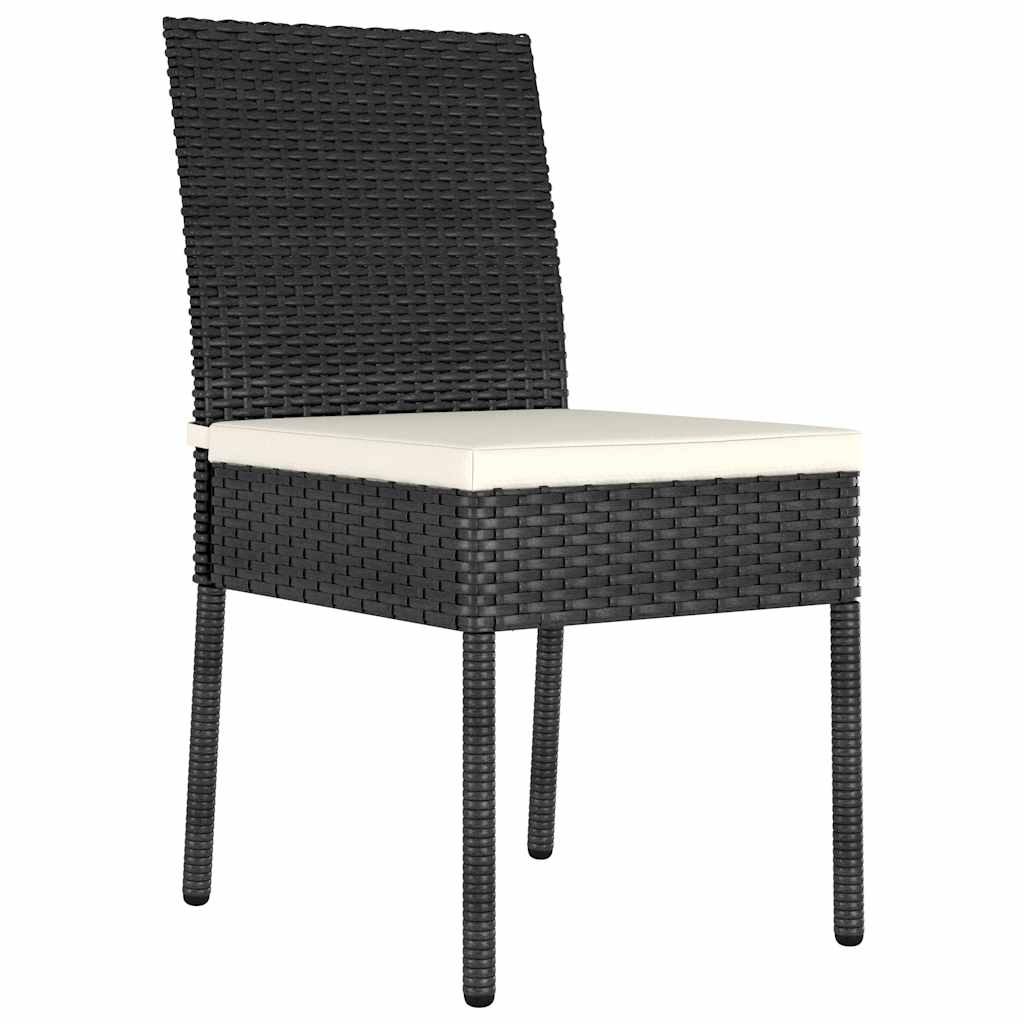 Have Spisebordssæt 3 pcs Sort Pulverlakeret stål