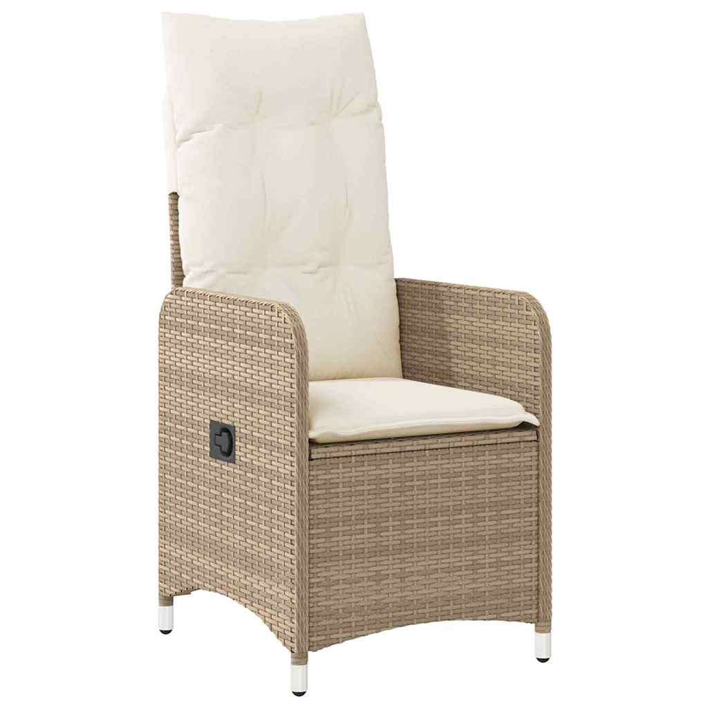 Have Spisebordssæt med pude 3 pcs Beige polyrattan
