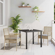 Have Spisebordssæt med pude 3 pcs Beige polyrattan