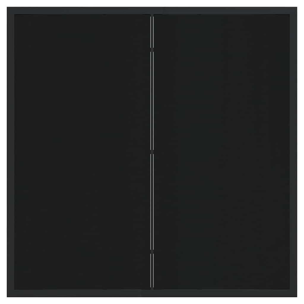 Have Spisebordssæt med pude 5 pcs Sort polyrattan
