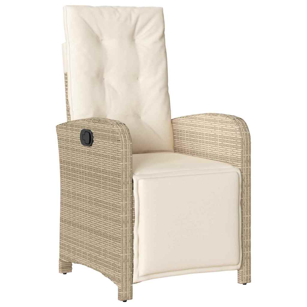 Have Spisebordssæt med pude 3 pcs Beige polyrattan