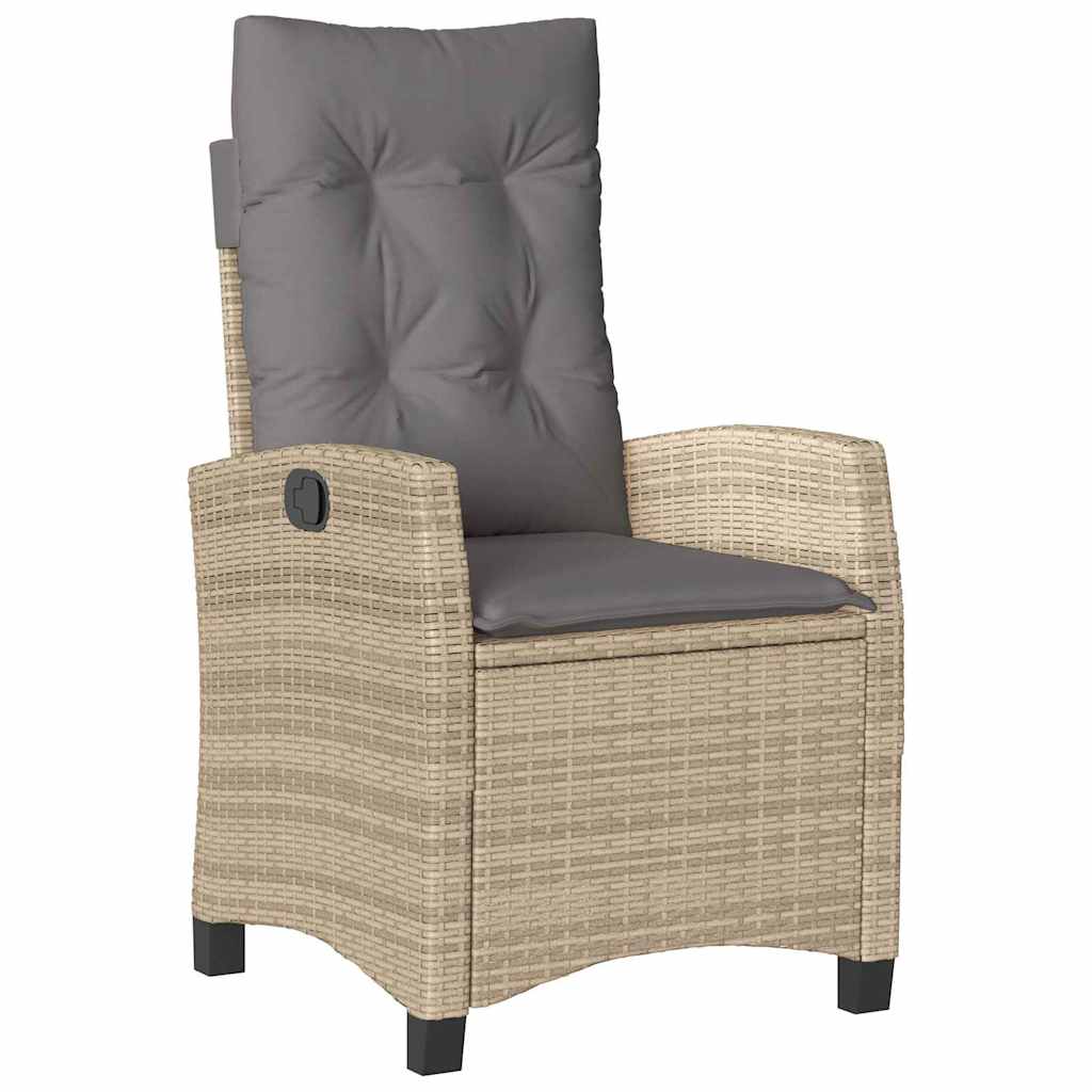 Have Spisebordssæt med pude 3 pcs Beige polyrattan