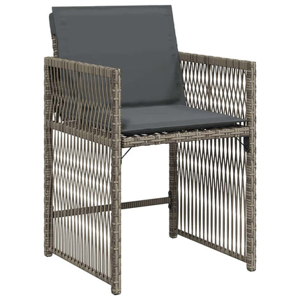 Have Spisebordssæt 5 pcs Grå polyrattan