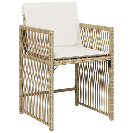 Have Spisebordssæt 5 stk. Beige polyrattan