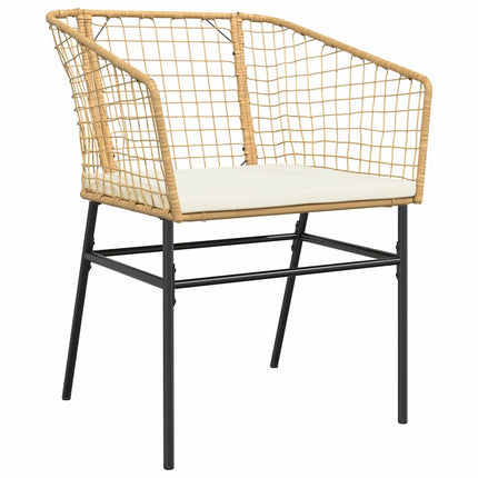Have Spisebordssæt 7 pcs Brun polyrattan