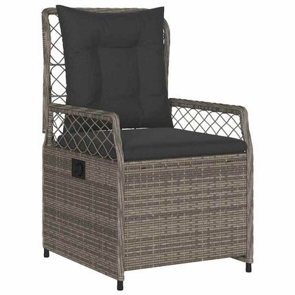 Have Spisebordssæt 7 pcs Grå polyrattan