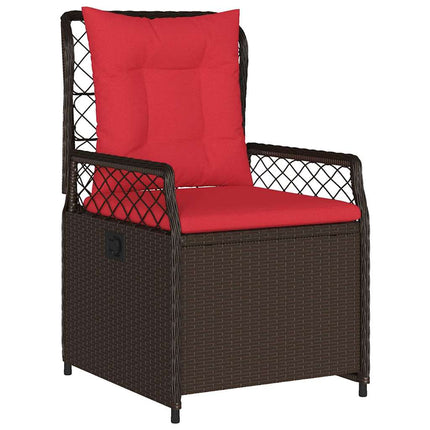 Have Spisebordssæt 5 pcs Brun polyrattan
