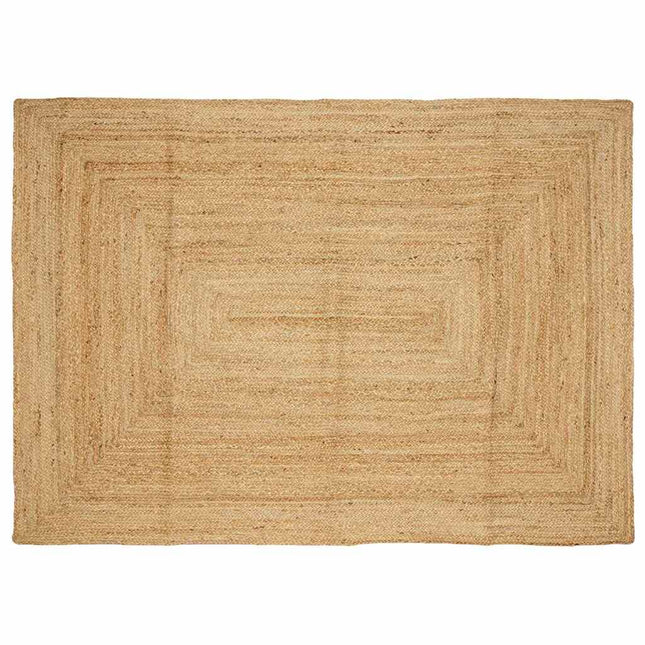 Område tæppe Naturfarvet 200 x 290 cm Jute