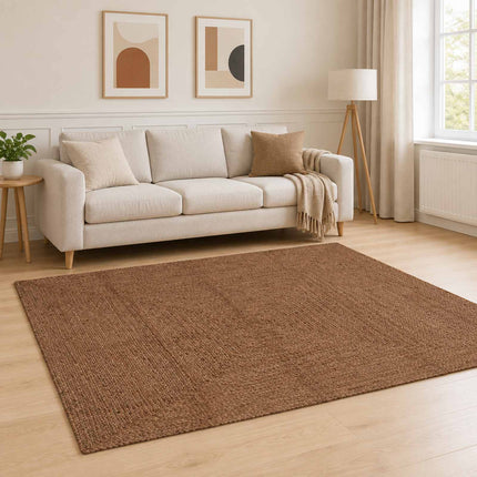 Område tæppe Grå 160 x 230 cm Jute