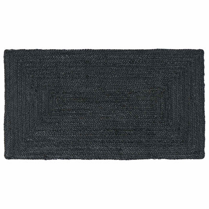 Områdetæpper Rektangulær Mørkegrå 60 x 110 cm Jute