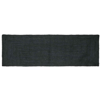 Områdetæpper Rektangulær Mørkegrå 80 x 300 cm Jute