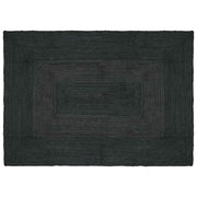 Områdetæpper Rektangulær Mørkegrå 120 x 170 cm Jute