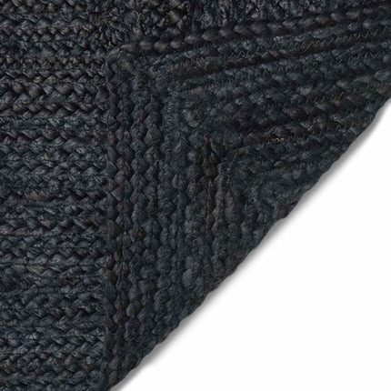 Områdetæpper Rektangulær Mørkegrå 140 x 200 cm Jute