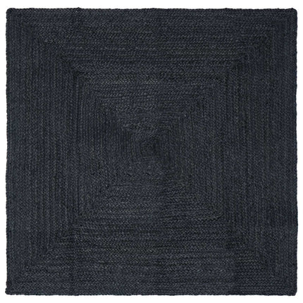 Områdetæpper Firkantet Mørkegrå 160 x 160 cm Jute