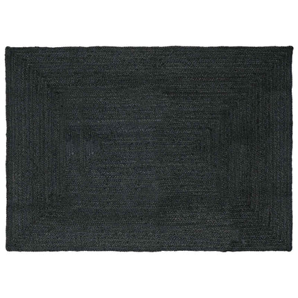 Områdetæpper Rektangulær Mørkegrå 200 x 290 cm Jute