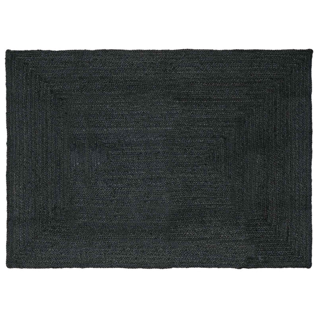 Område tæppe Mørkegrå 240 x 340 cm Jute