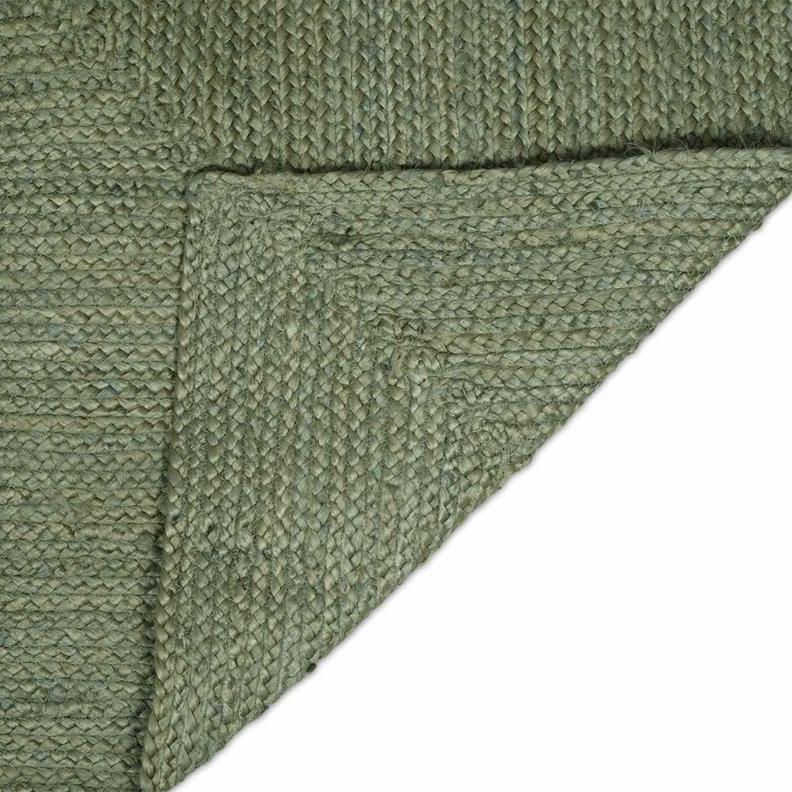 Områdetæpper Rektangulær Olivengrøn 100 x 200 cm Jute