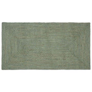 Områdetæpper Rektangulær Olivengrøn 100 x 200 cm Jute