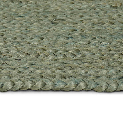 Områdetæpper Rektangulær Olivengrøn 160 x 160 cm Jute