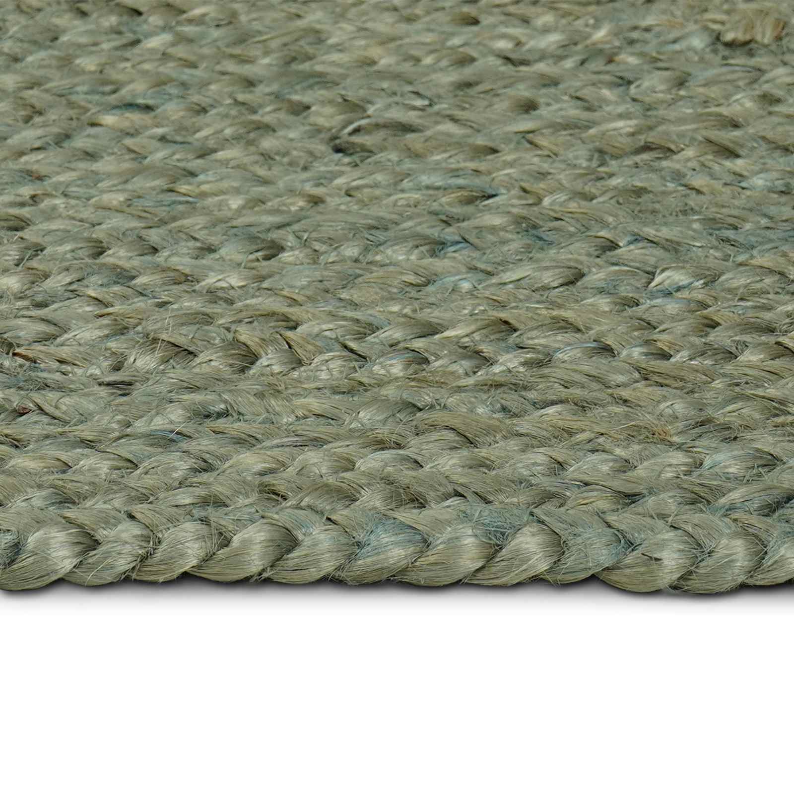 Områdetæpper Rektangulær Olivengrøn 160 x 230 cm Jute