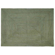 Områdetæpper Rektangulær Olivengrøn 160 x 230 cm Jute
