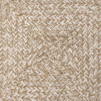 Områdetæpper Natur og hvid 120 x 170 cm Jute