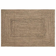 Områdetæpper Naturfarvet og sort 140 x 200 cm Jute