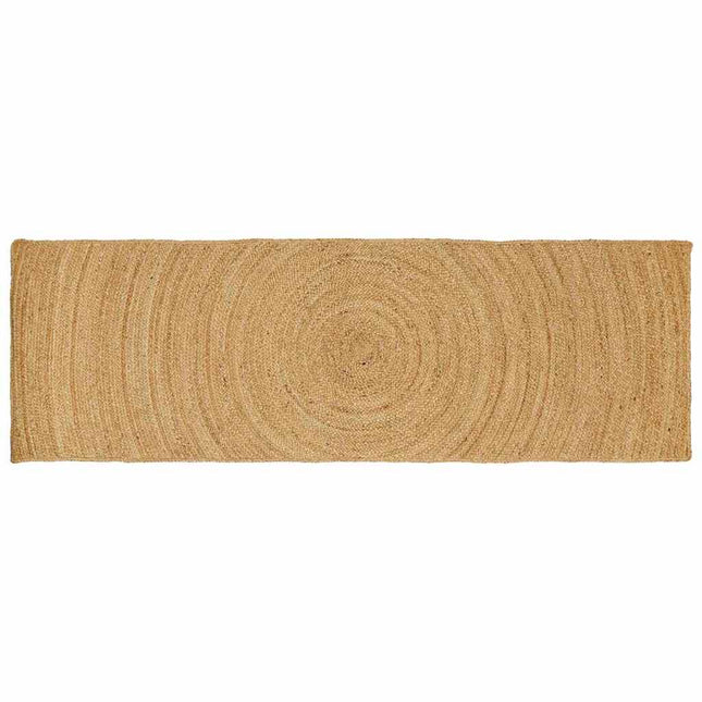 Områdetæpper Naturfarvet 80 x 200 cm Jute