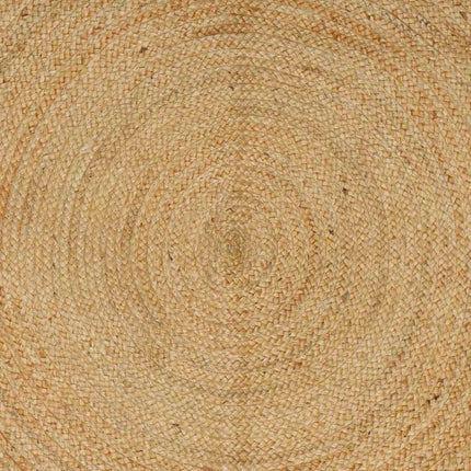Områdetæpper Naturfarvet 240 x 240 cm Jute