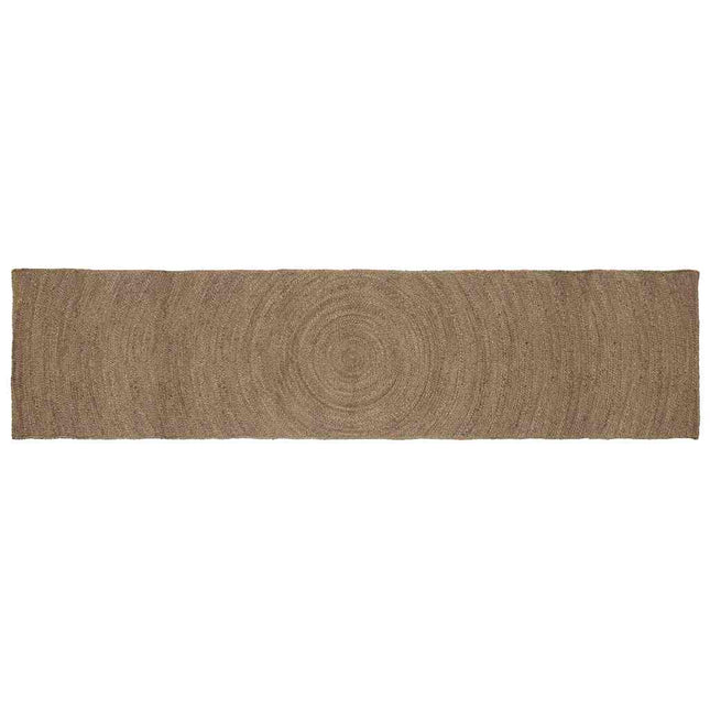 Områdetæpper Grå 80 x 400 cm Jute