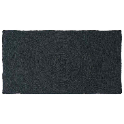 Områdetæpper Mørkegrå 80 x 150 cm Jute