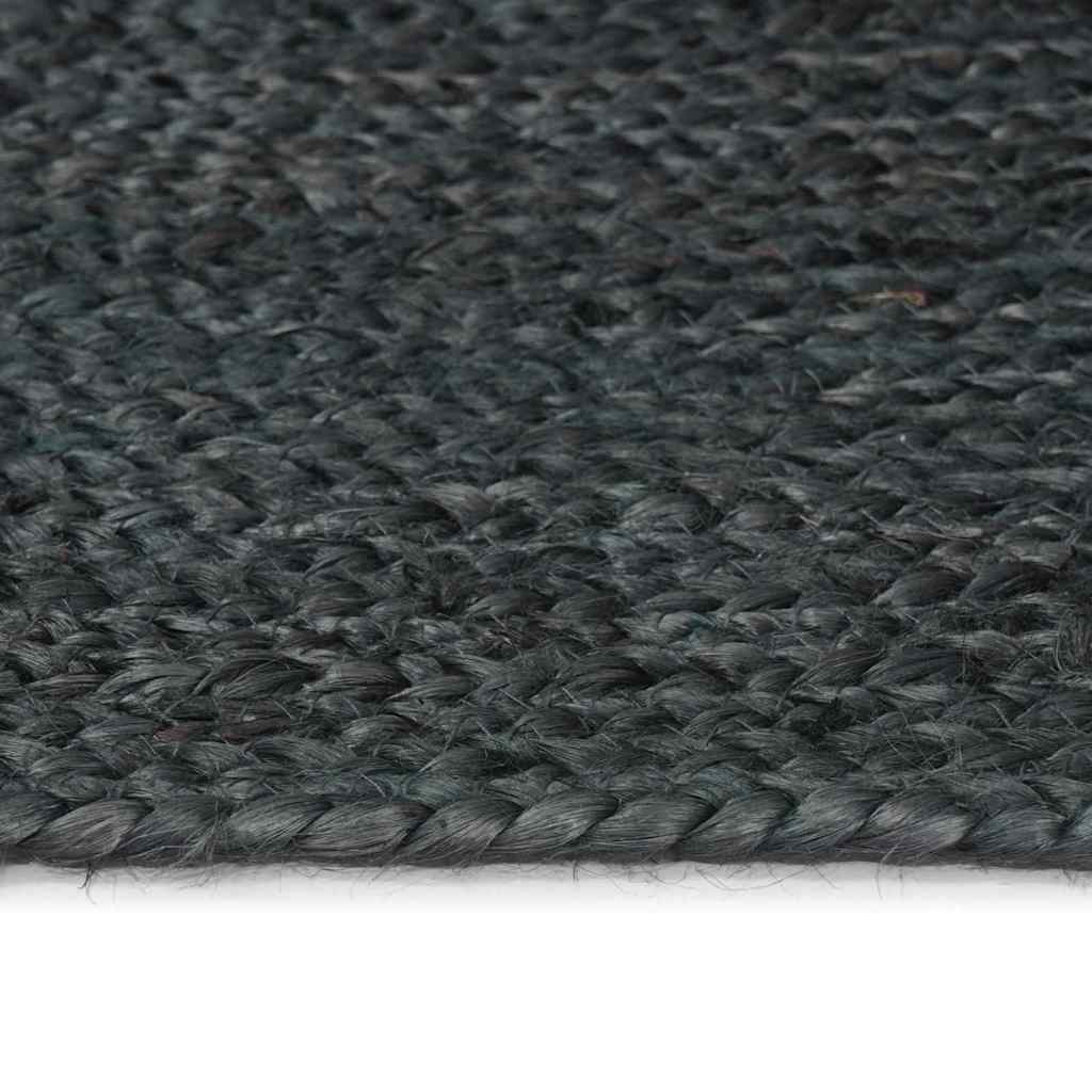 Områdetæpper Mørkegrå 80 x 400 cm Jute
