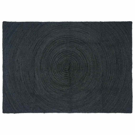 Områdetæpper Mørkegrå 120 x 170 cm Jute
