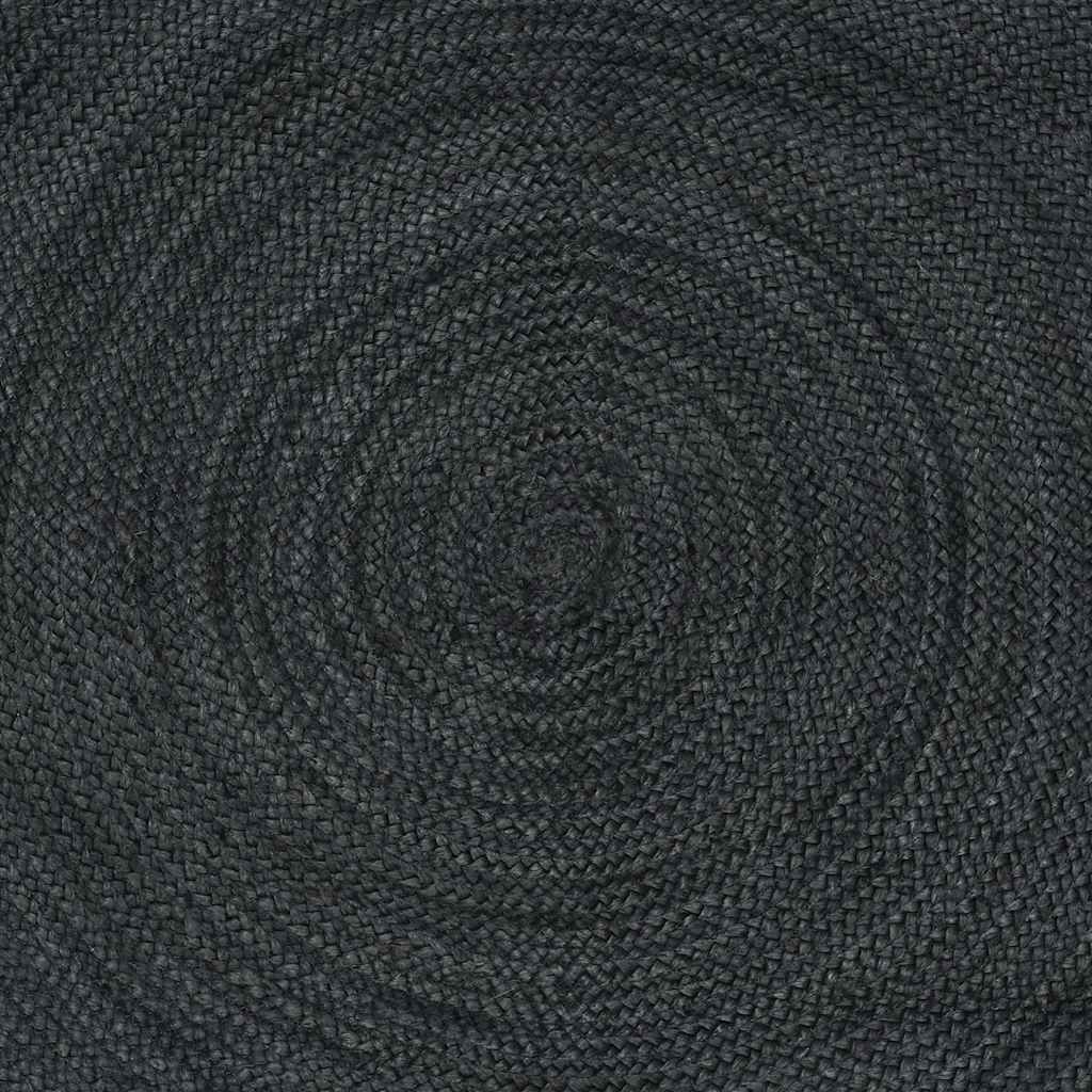 Områdetæpper Rektangulær Mørkegrå 160 x 230 cm Jute