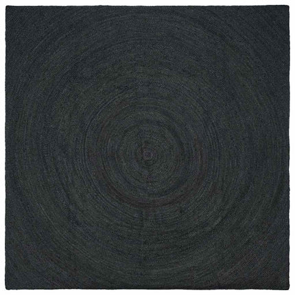 Områdetæpper Mørkegrå 240 x 240 cm Jute