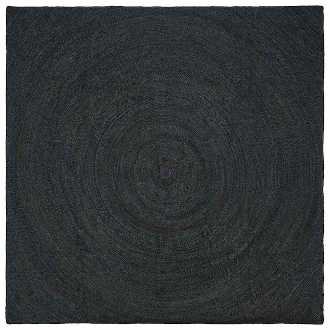 Områdetæpper Mørkegrå 300 x 300 cm Jute