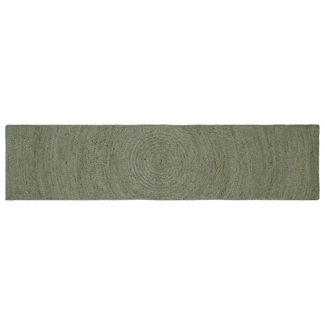 Områdetæpper Olivengrøn 60 x 200 cm Jute