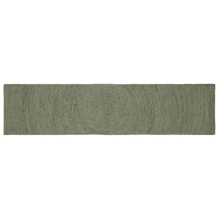 Områdetæpper Olivengrøn 60 x 250 cm Jute
