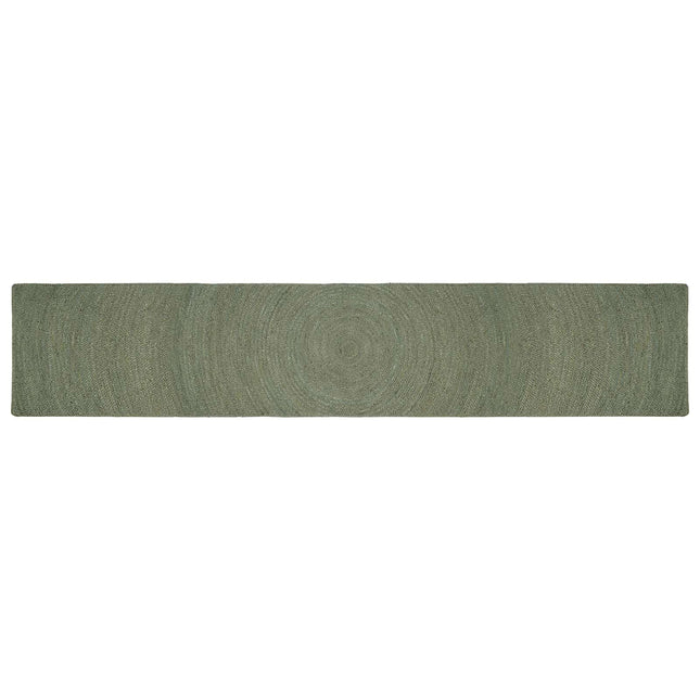 Områdetæpper Olivengrøn 60 x 400 cm Jute